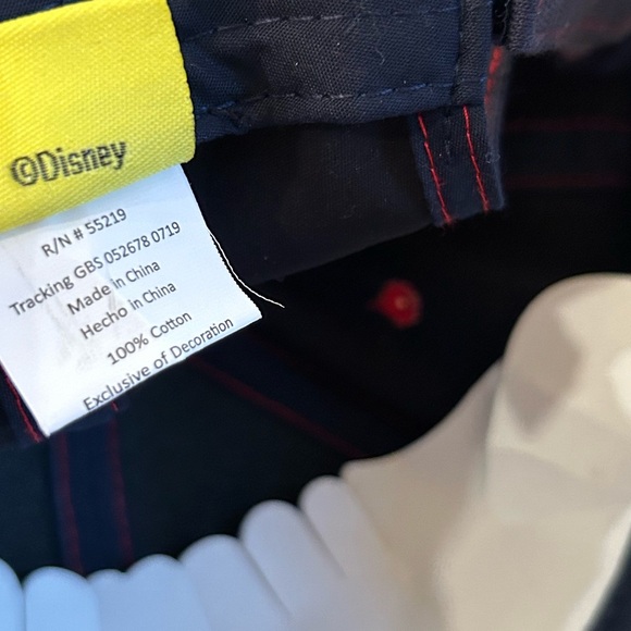 DISNEY 100% COTTON GLOBALL SUN MINNIE MOUSE WOMENS ADJUSTABLE CAP O/S - Picture 8 of 8